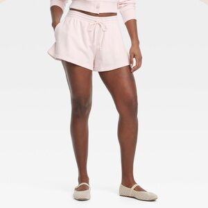 SOLD‼️ NWT Universal Thread Mid-Rise French Terry Pull-On Shorts Pink S